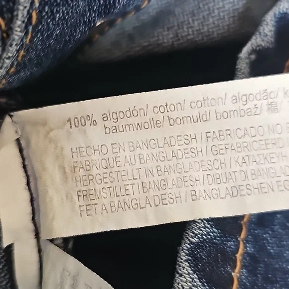 Zara TRF Collection Denim Overall Pinafore Dress Size Medium - Picture 9 of 9